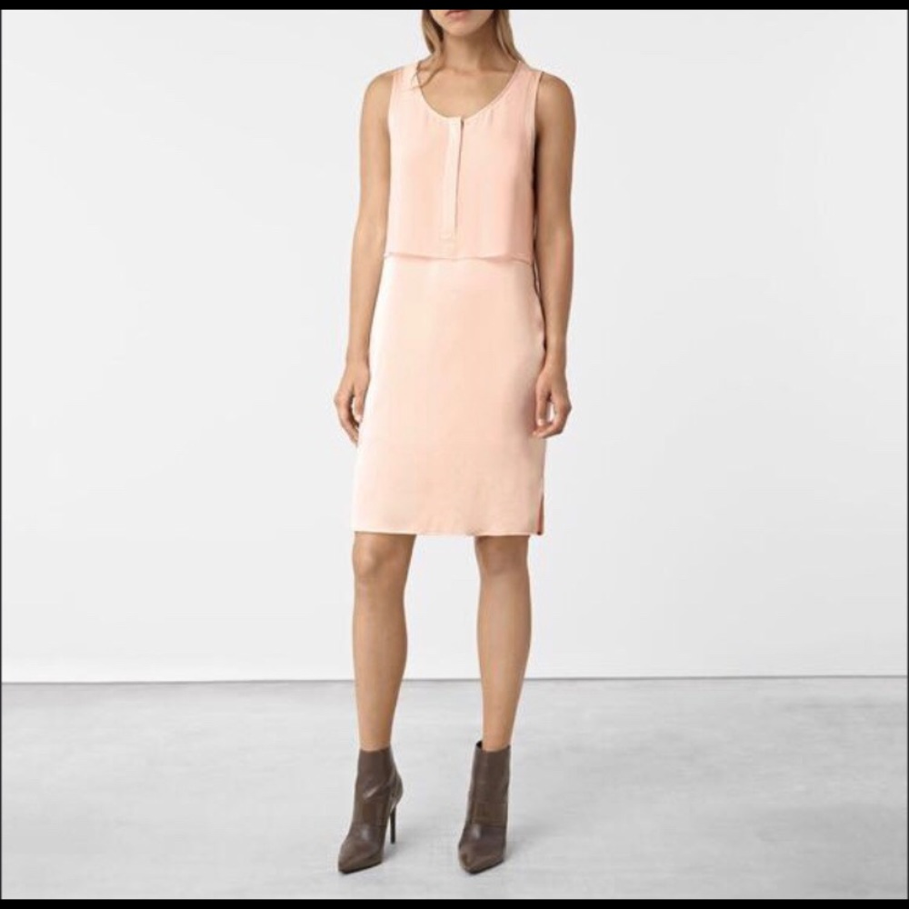 ALL SAINTS Blush Pink Dress - Size 8US